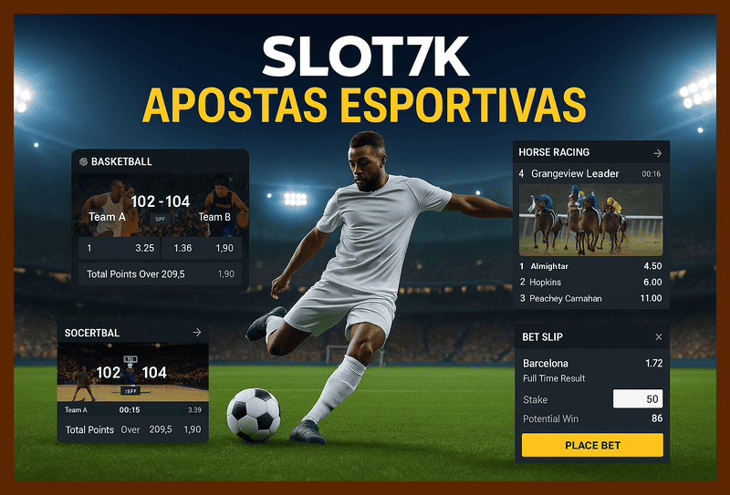 Aposte em apostas esportivas no cassino online SLOT7K